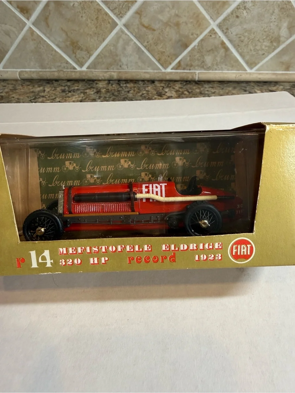 Brumm Serie Oro R14 Fiat Mefistofele Eldridge 320 HP Record 1923 Diecast